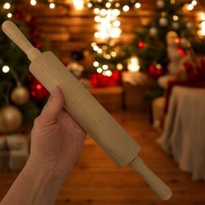 Vintage Wooden Rolling Pin / Classic Rolling Pin / Baking Wooden Rolling Pin.